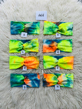 Load image into Gallery viewer, Tie Dye-blue, green, orange &amp; yellow
