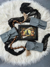 Load image into Gallery viewer, Last Chance: Blue Gray Chunky Rib Knit-Skinny Child
