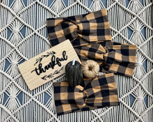 Load image into Gallery viewer, Super Soft Caramel &amp; Black Buffalo Plaid
