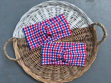Load image into Gallery viewer, Red White &amp; Blue Gingham
