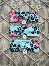 Load image into Gallery viewer, Leopard Floral on Minty Blue
