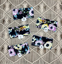 Load image into Gallery viewer, Anemones on Navy

