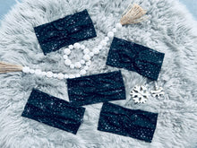 Load image into Gallery viewer, Last Chance: Sketched Snowflakes on Black-Child &amp; Toddler
