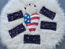 Load image into Gallery viewer, Boho Red, White &amp; Blue Floral
