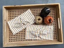 Load image into Gallery viewer, Golden Stripes on Cream
