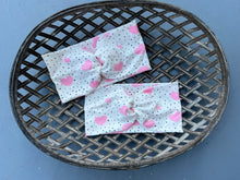 Load image into Gallery viewer, Pink Hearts with Black Polka Dots
