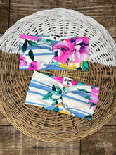 Load image into Gallery viewer, Blue Striped Floral
