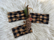 Load image into Gallery viewer, Super Soft Caramel &amp; Black Buffalo Plaid
