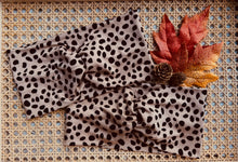 Load image into Gallery viewer, Tawny with Black Abstract Dots
