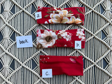 Load image into Gallery viewer, Dainty Spring Floral on Red
