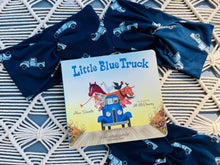 Load image into Gallery viewer, Little Blue Truck on Navy
