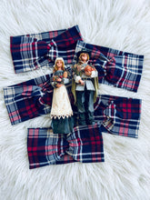 Load image into Gallery viewer, Last Chance: 1 Toddler Burgundy, Navy &amp; Khaki Plaid left
