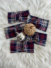 Load image into Gallery viewer, Last Chance: 1 Toddler Burgundy, Navy &amp; Khaki Plaid left
