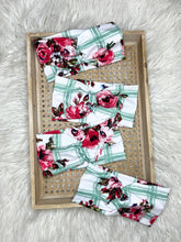 Load image into Gallery viewer, Mint Plaid Floral
