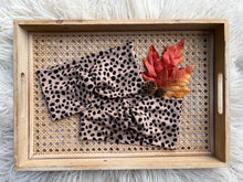 Load image into Gallery viewer, Tawny with Black Abstract Dots
