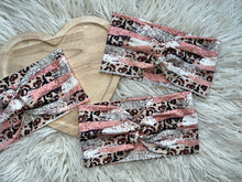 Load image into Gallery viewer, Glittered Animal Print Hearts
