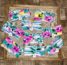 Load image into Gallery viewer, Blue Striped Floral
