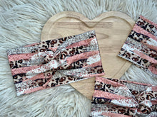 Load image into Gallery viewer, Glittered Animal Print Hearts
